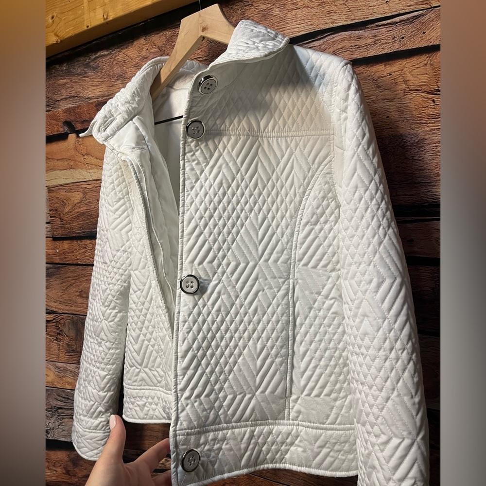 Weatherproof Garment Company White Quilted Puffer Jacket - Picture 7 of 16